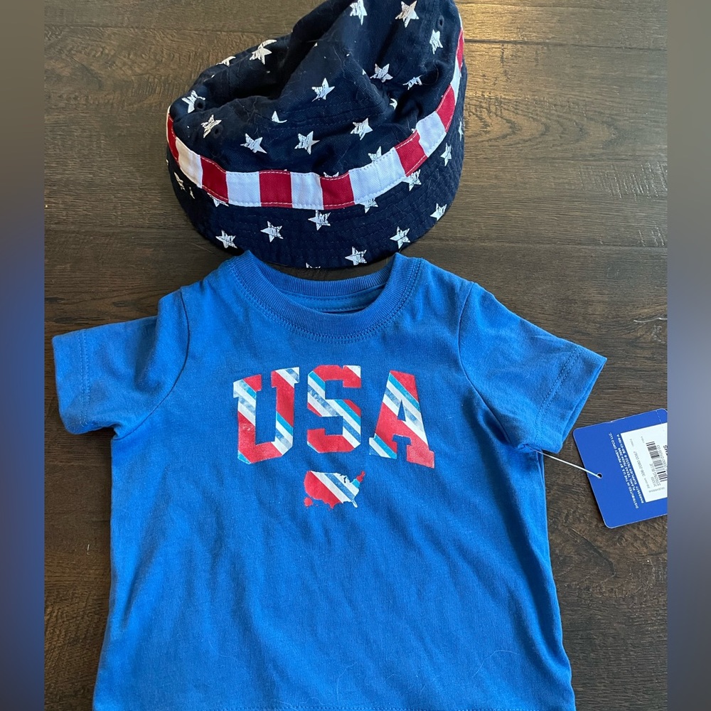 USA Baby Shirt & Hat